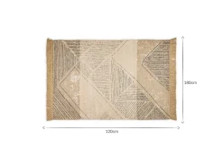 Rugs|Bedroom^Nkuku Anaisha Cotton & Jute Rug - Natural & Grey
