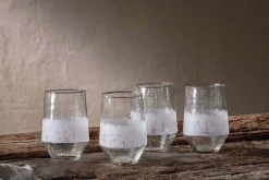 Everyday Glassware|Tumblers^Nkuku Anara Etched Tumbler - Clear - (Set of 4) - Large