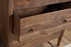 Bedroom^Nkuku Anbu Acacia Chest of Drawers - Washed Walnut