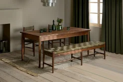 Kitchen & Dining|Dining Tables^Nkuku Anbu Acacia Dining Table - Washed Walnut