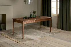 Kitchen & Dining|Dining Tables^Nkuku Anbu Acacia Dining Table - Washed Walnut