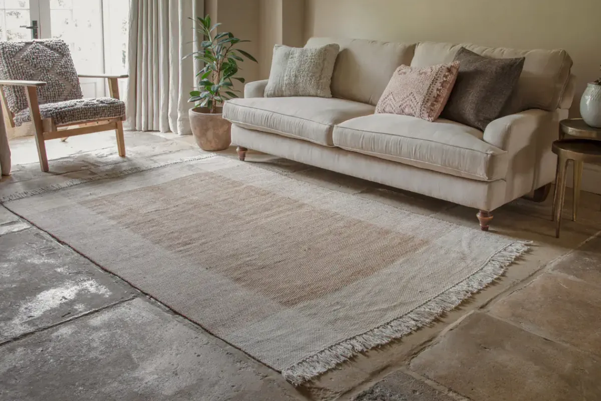 Rugs|Living^Nkuku Andro Jute & Cotton Rug - Natural
