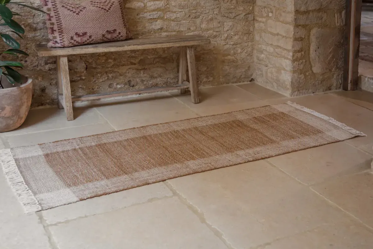 Runners^Nkuku Andro Jute & Cotton Runner - Natural