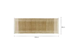 Runners^Nkuku Andro Jute & Cotton Runner - Natural