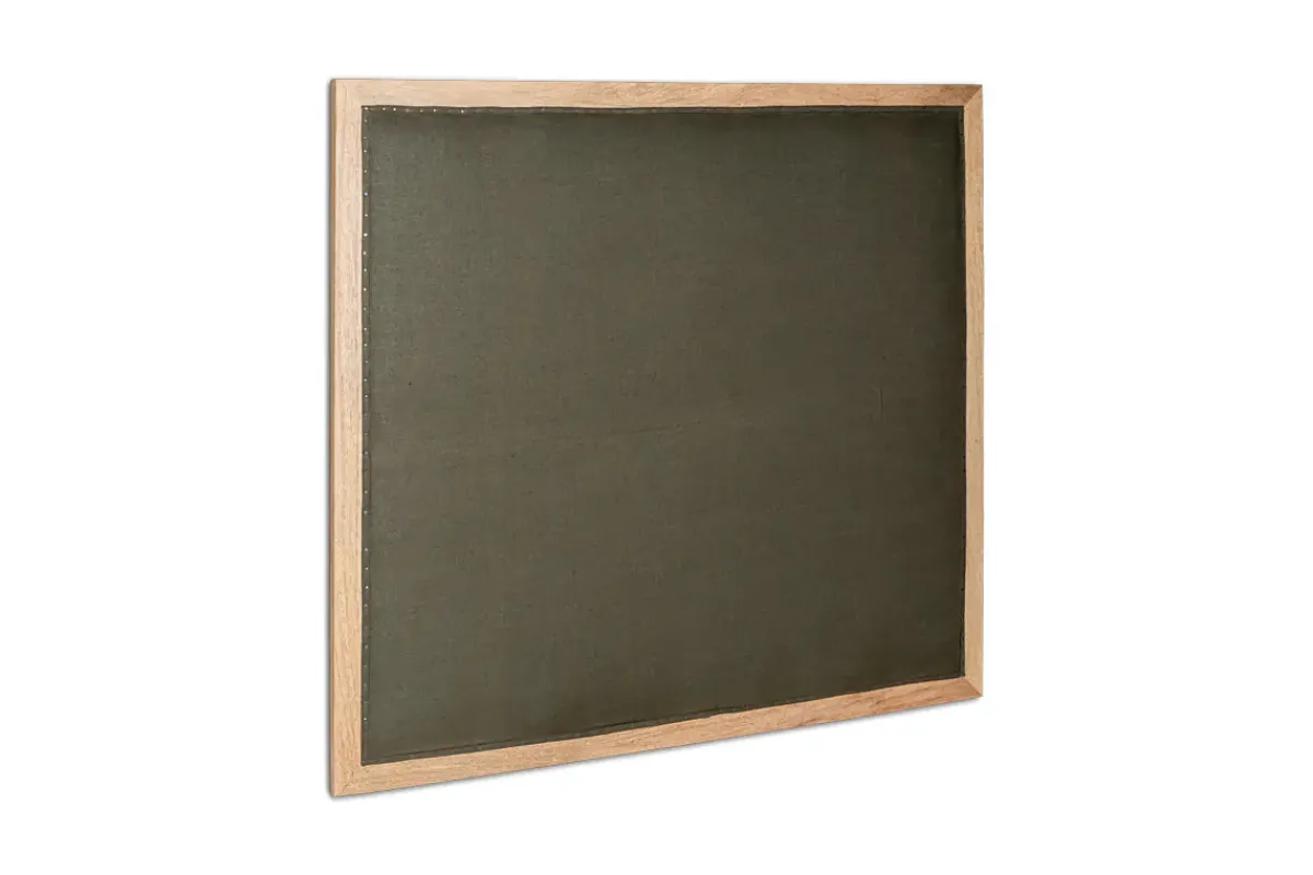 Bedroom^Nkuku Anesha Upholstered Linen Headboard - Olive Green