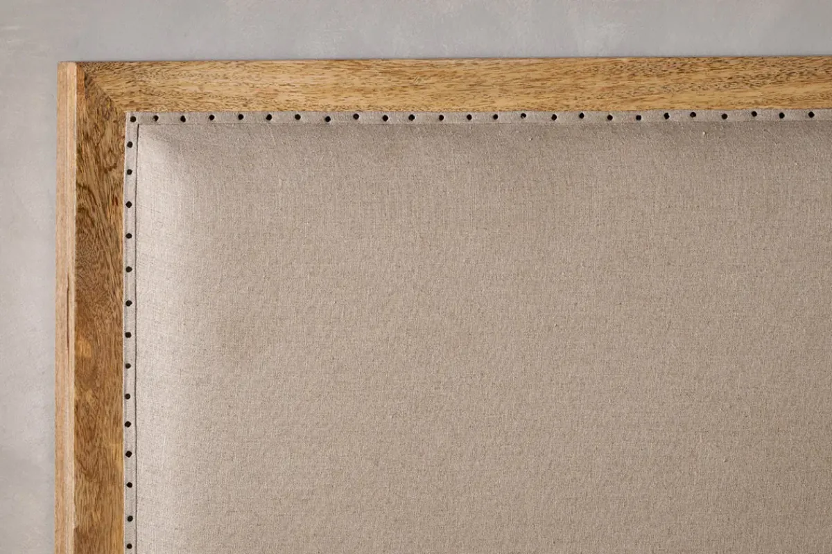 Bedroom^Nkuku Anesha Upholstered Linen Headboard - Natural