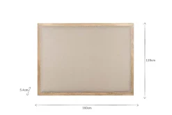 Bedroom^Nkuku Anesha Upholstered Linen Headboard - Natural