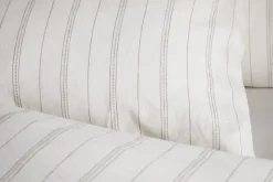 Bedroom Textiles|Bedroom^Nkuku Anta Hemp & Cotton Housewife Pillowcases -  Sage Green