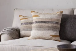 Bedroom Textiles|Cushions^Nkuku Aravali Wool Cushion Cover - Ochre