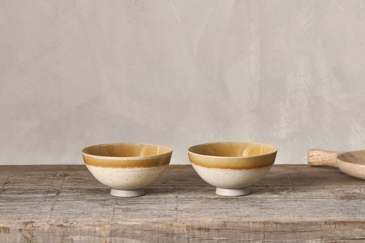 Bowls^Nkuku Arici Bowls - Sand (Set of 2)