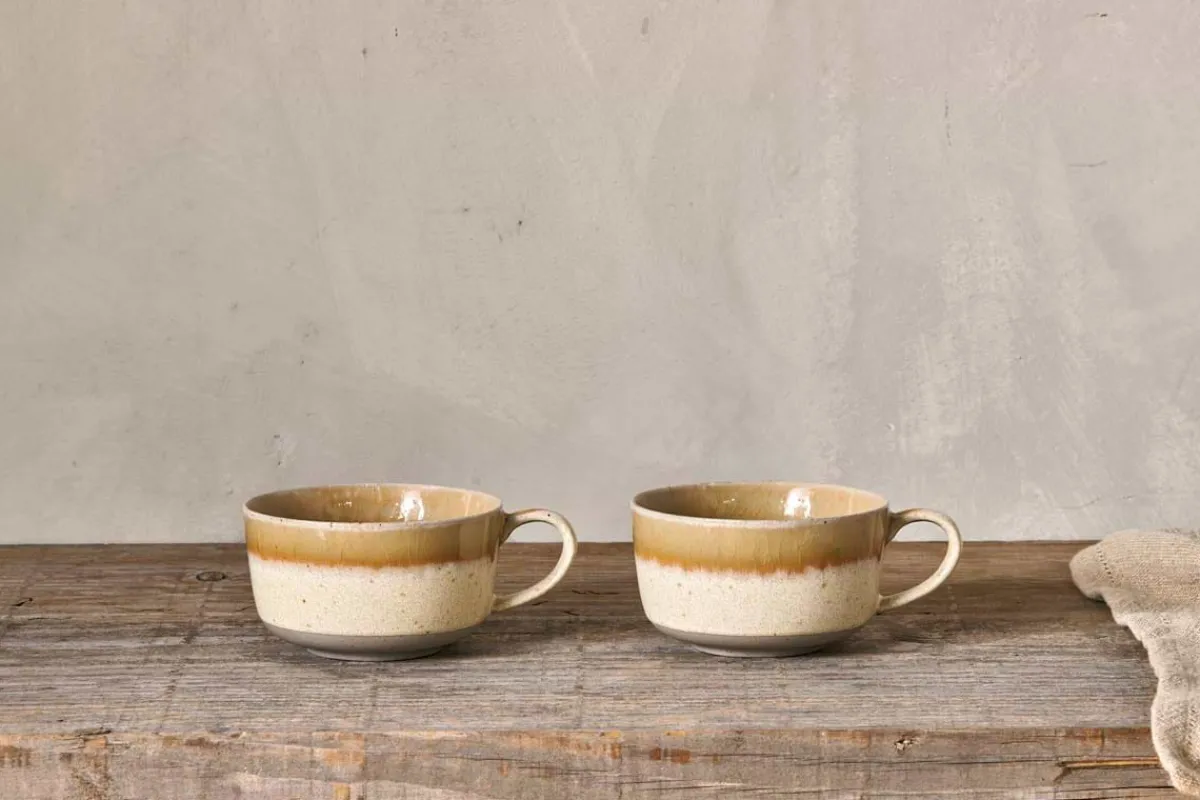 Mugs^Nkuku Arici Mugs - Sand - Large (Set of 2)