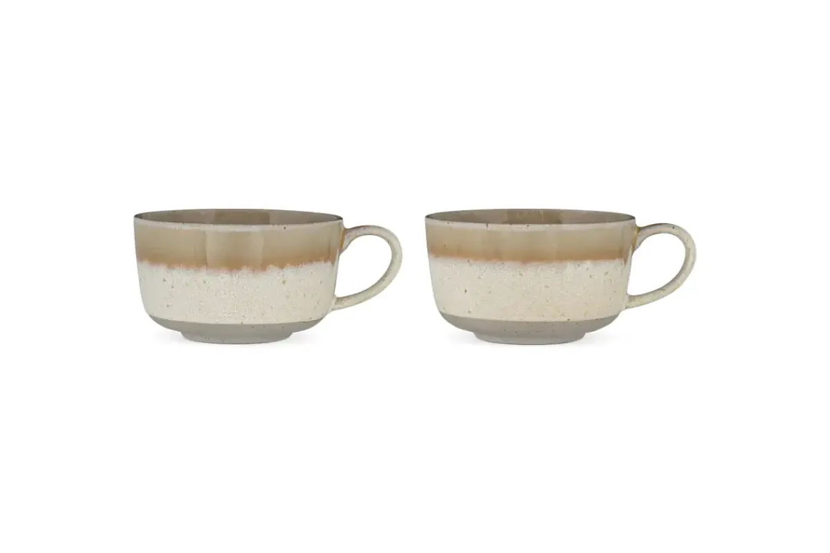 Mugs^Nkuku Arici Mugs - Sand - Large (Set of 2)
