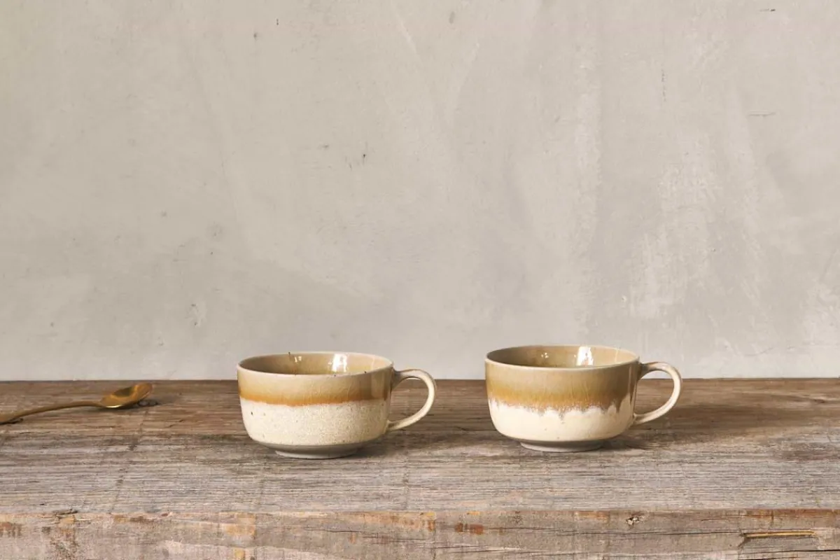 Mugs^Nkuku Arici Mugs - Sand - Small (Set of 2)
