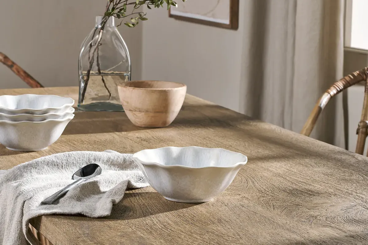 Bowls^Nkuku Aruvi Bowl - Cream