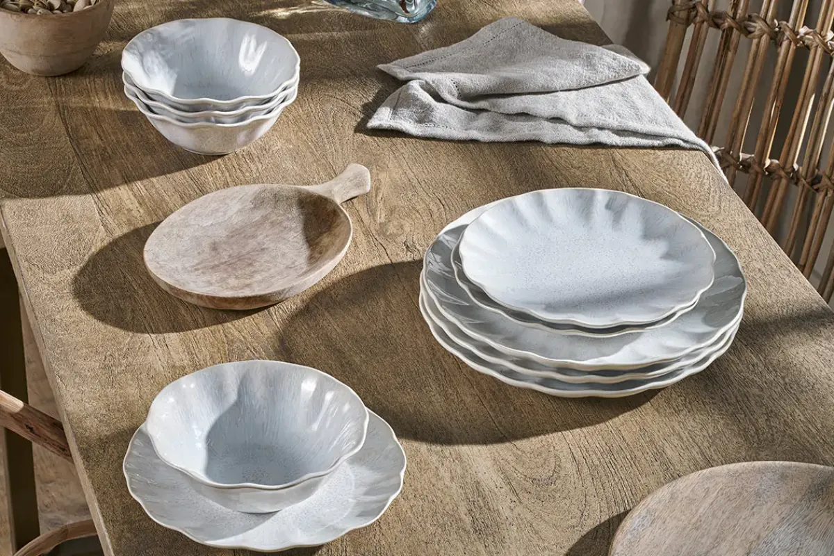 Bowls^Nkuku Aruvi Bowl - Cream