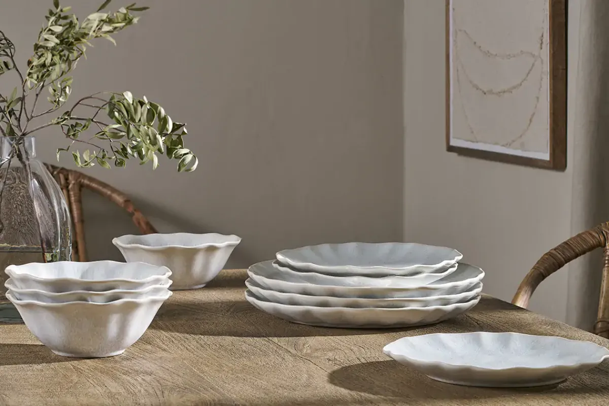 Bowls^Nkuku Aruvi Bowl - Cream