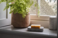 Bathroom Accessories^Nkuku Asana Marble Soap Dish - Grey