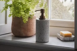 Bathroom Accessories^Nkuku Asana Marble Soap Pump - Grey