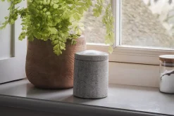 Bathroom Accessories^Nkuku Asana Marble Storage Jar - Grey