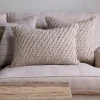 Bedroom Textiles|Cushions^Nkuku Atifa Cotton & Wool Cushion Cover - Natural