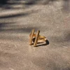 Jewellery & Jewellery Boxes|Jewellery^Nkuku Atili Double Bar Ring Band