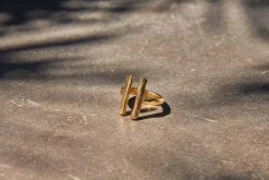 Jewellery & Jewellery Boxes|Jewellery^Nkuku Atili Double Bar Ring Band