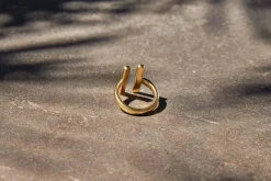 Jewellery & Jewellery Boxes|Jewellery^Nkuku Atili Double Bar Ring Band