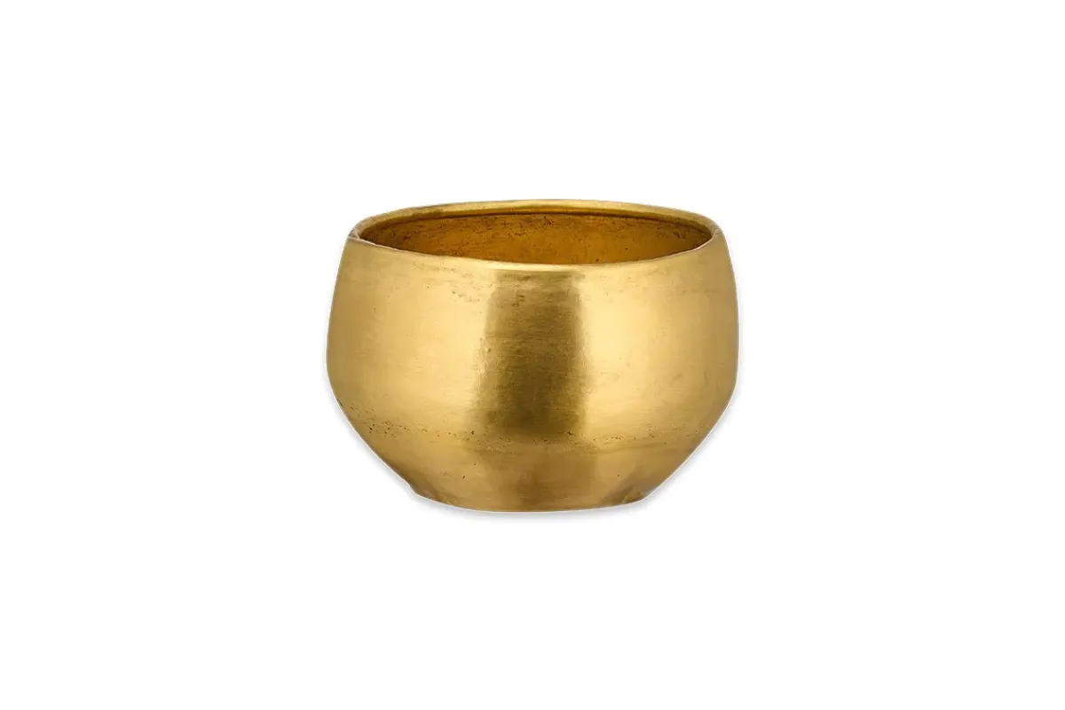 Indoor Planters^Nkuku Atsu Brass Planter