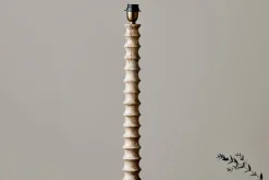 Floor Lamps^Nkuku Avisa Mango Wood Floor Lamp