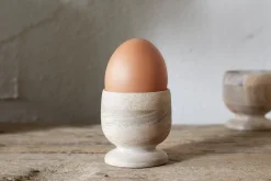 Pantry|Kitchen Storage^Nkuku Awa Wooden Egg Cup - Natural - (Set of 2)
