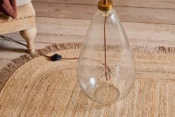Floor Lamps^Nkuku Baba Recycled Glass Floor Lamp - Clear