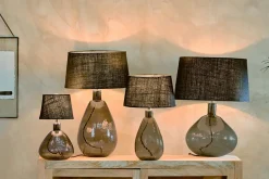 Table Lamps^Nkuku Baba Recycled Glass Lamp - - Large Tall Green