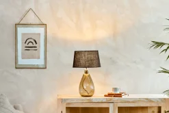Table Lamps|Bedroom^Nkuku Baba Recycled Glass Lamp - - Small Tall Green