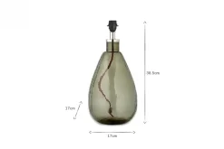 Table Lamps|Bedroom^Nkuku Baba Recycled Glass Lamp - - Small Tall Green