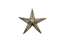 Tree Toppers|Baubles & Tree Decorations^Nkuku Bakara Star Tree Topper - Antique Brass