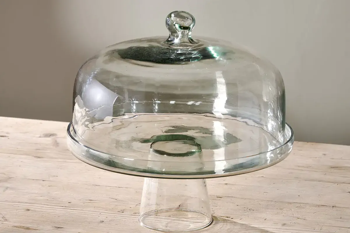Pantry|Kitchen Storage^Nkuku Banjara Glass Dome Cake Stand