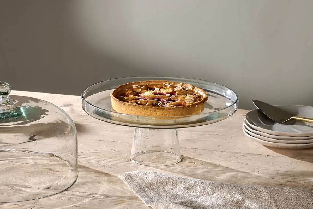 Pantry|Kitchen Storage^Nkuku Banjara Glass Dome Cake Stand