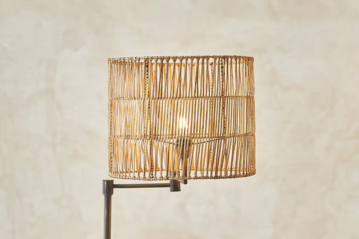 Lampshades^Nkuku Banso Wicker Lampshade - Natural - Large
