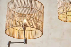 Lampshades^Nkuku Banso Wicker Lampshade - Natural - Large