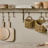 Kitchen Storage|Storage & Shelving^Nkuku Basti Iron Storage Shelf - Antique Brass