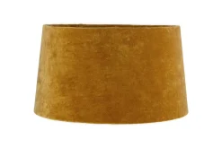 Lampshades^Nkuku Batakha Velvet & Linen Lampshade - Dark Ochre