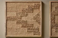 Decorative Home Accessories|Wall Art^Nkuku Bawal Hemp & Jute Wall Art - Natural