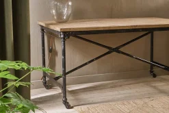 Home Office|Desks^Nkuku Benia Iron & Reclaimed Wood Desk