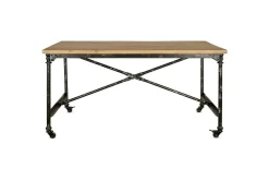 Home Office|Desks^Nkuku Benia Iron & Reclaimed Wood Desk