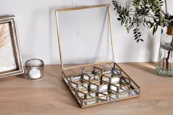 Jewellery & Jewellery Boxes|Decorative Display Boxes^Nkuku Bequai Honeycomb Box