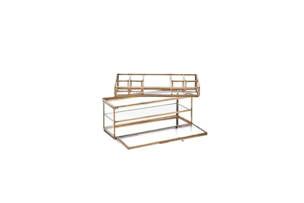 Decorative Display Boxes|Jewellery & Jewellery Boxes^Nkuku Bequai Open Jewellery Box