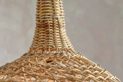 Lampshades|Pendant Shades^Nkuku Beru Rattan Lampshade - Conical - Small