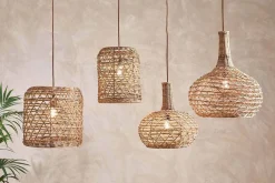 Lampshades|Pendant Shades^Nkuku Beru Rattan Lampshade - Conical - Small