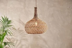 Lampshades|Pendant Shades^Nkuku Beru Rattan Lampshade - Conical - Large