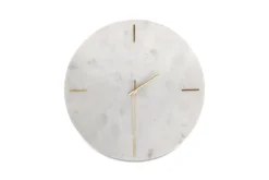 Decorative Home Accessories|Clocks^Nkuku Besa Marble Clock - White